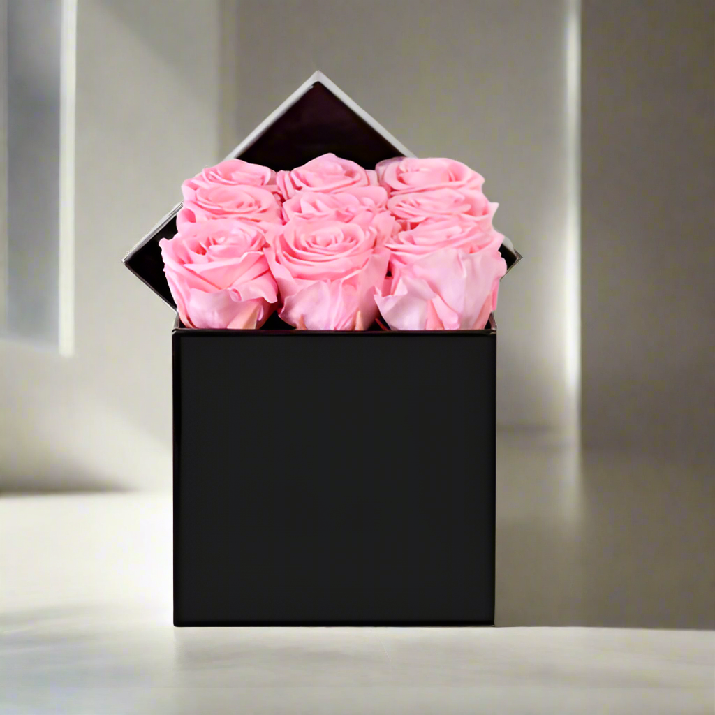 Luxury Black Box Roses